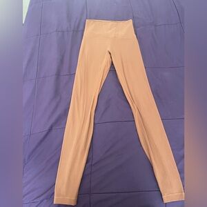Lululemon align leggings copper brown size 4